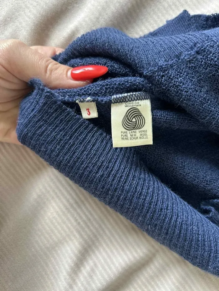 Gilet sans manches bleu marine – Taille 3 – Wodimark - photo numéro 3