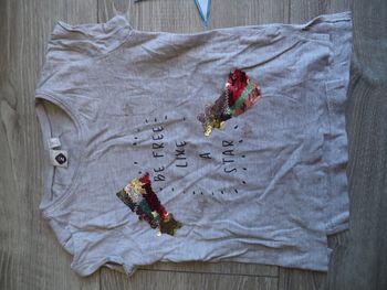 Tee-shirt be free like a star 2 ans