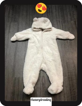 Combinaison épaisse en polaire pour bébé taille 6mois 🧸