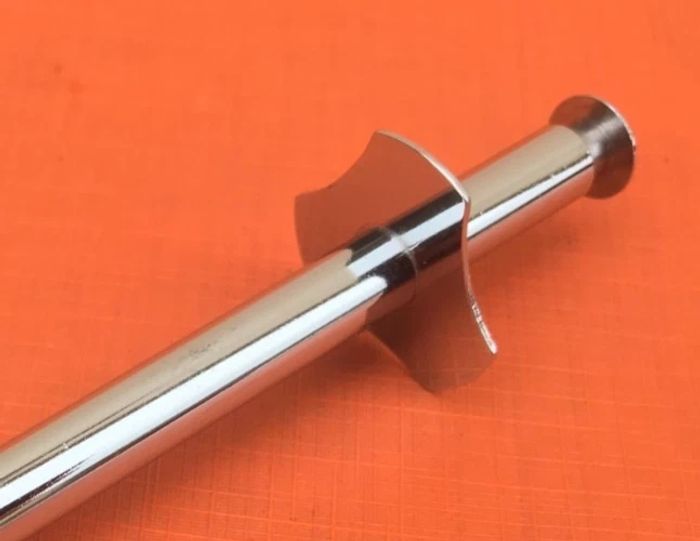 Années 1960 Pince " crabe " à glace / sucre Inox Bouton poussoir / 3 griffe - photo numéro 4