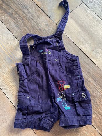 Salopette légère orchestra 6 mois short