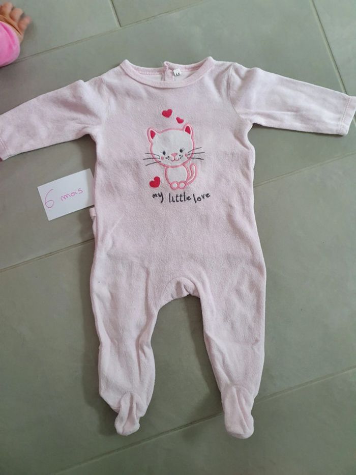 Pyjama velour 6 mois