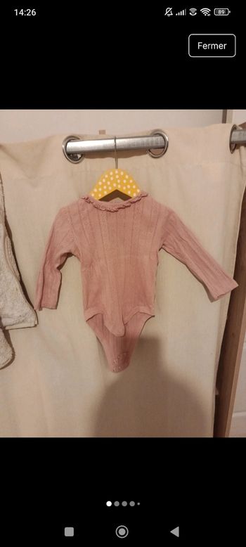 Lot bodys Primark 12 mois