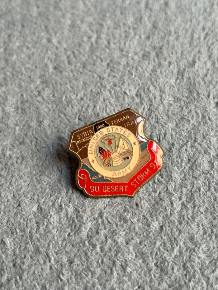 Lot de 6 pin’s badge 90 dessert 91 storm et air force united states army - photo numéro 2