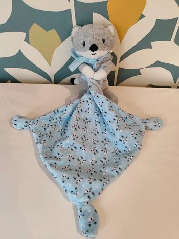 Doudou plat renard pommette