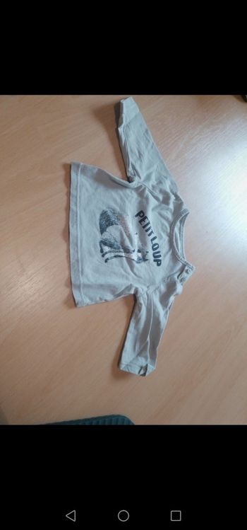 Tee-shirt bébé manche longue