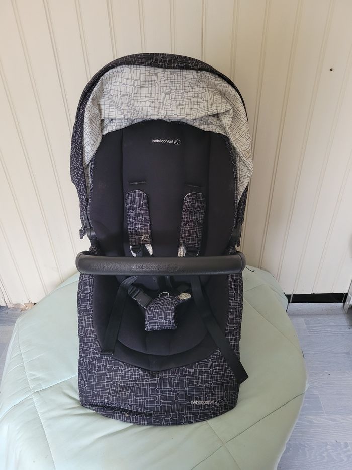Hamac de poussette Mia de Bébé Confort Black Grid - photo numéro 5