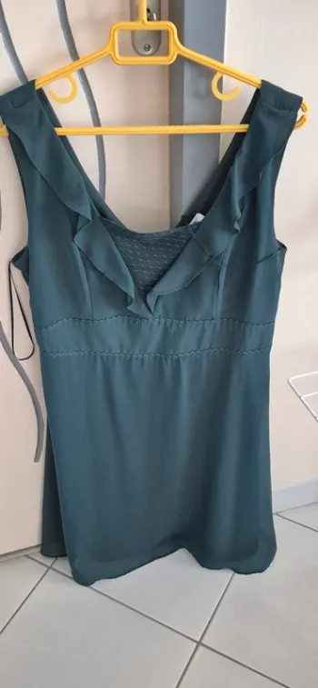 Robe verte foncée Naf Naf T42