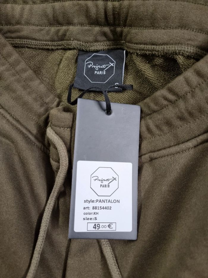 Project X Paris pantalons jogging kaki * taille S * - photo numéro 8