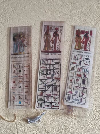 Marque pages égyptiens