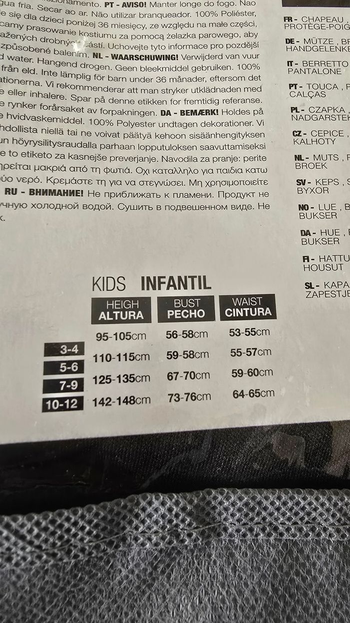 Déguisement Ninja taille 5-6ans neuf - photo numéro 3