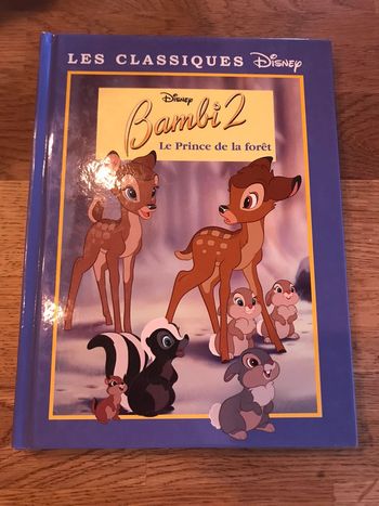 Livre France Loisirs Les classique Disney Bambi2 Le Prince de la forêt