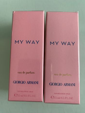 Lot de 2 x 15 ml eau de parfum my way