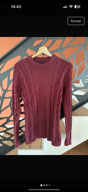 Pull en maille hollister