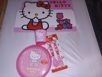 Kit couverts hello Kitty enfant