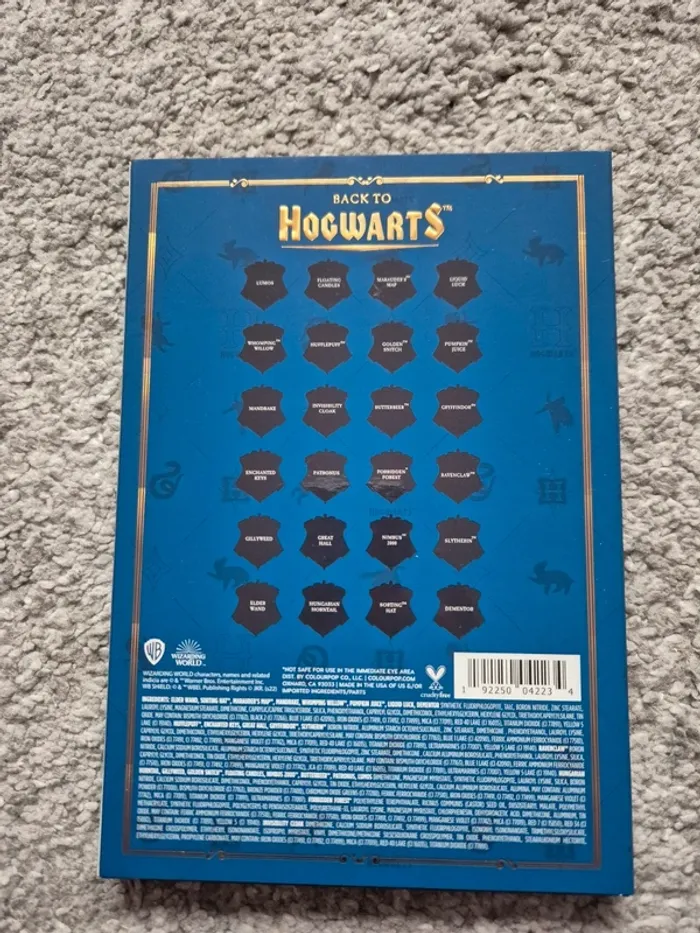 Palette fards à paupières Back to Hogwarts ColourPop - photo numéro 2