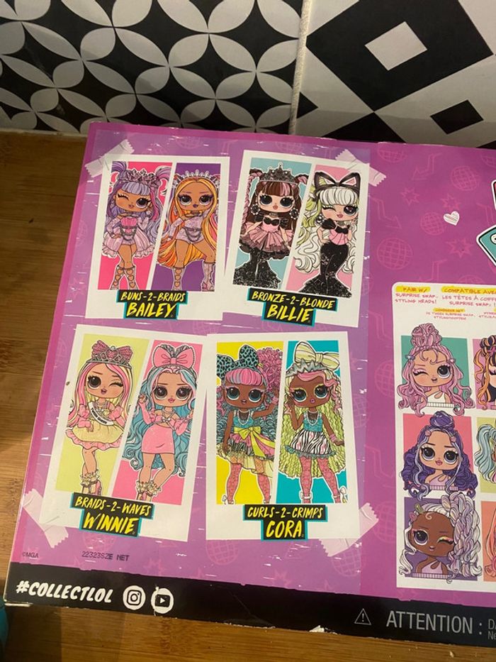 Lot poupées LOL Tweens Cora + Bailey + style my hair - photo numéro 4