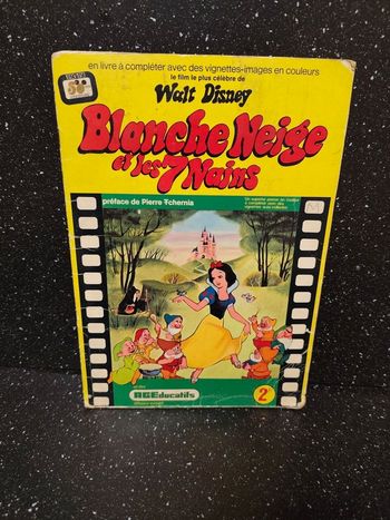 Vintage 1973 album panini Disney blanche neige ageducatifs