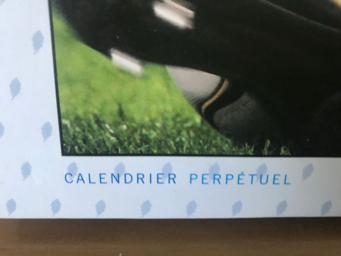 Calendrier perpétuel : Vive le foot ! - photo numéro 3