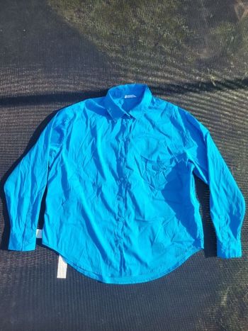 Chemise manche longue bleu Cache Cache