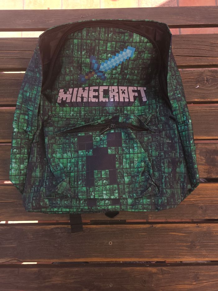 Cartable sac a dos minecraft neuf - photo numéro 4
