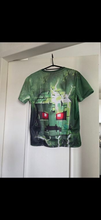 T-shirt minecraft taille 8 ans
