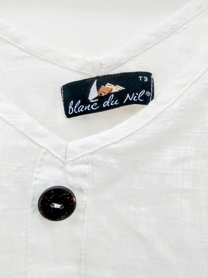 Blouse blanche Blanc du Nil t38 40 - photo numéro 2