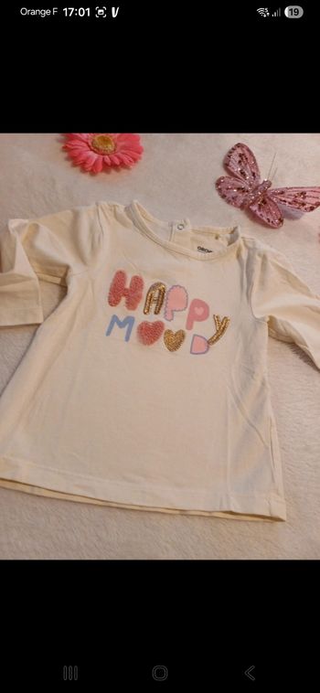 T.shirt bébé taille 6 mois