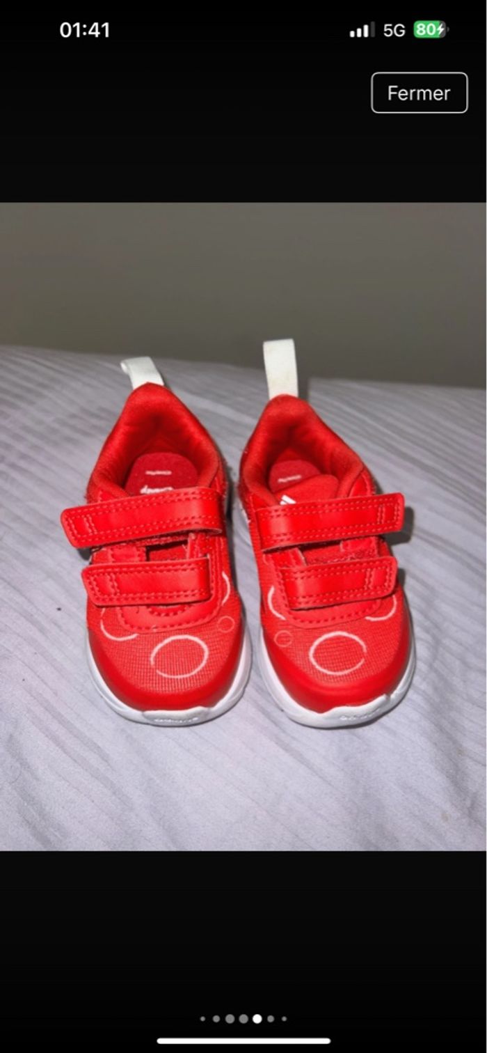 Basket bébé adidas fille taille 19 Disney - photo numéro 9