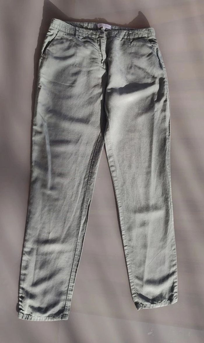 Pantalon été vert clair