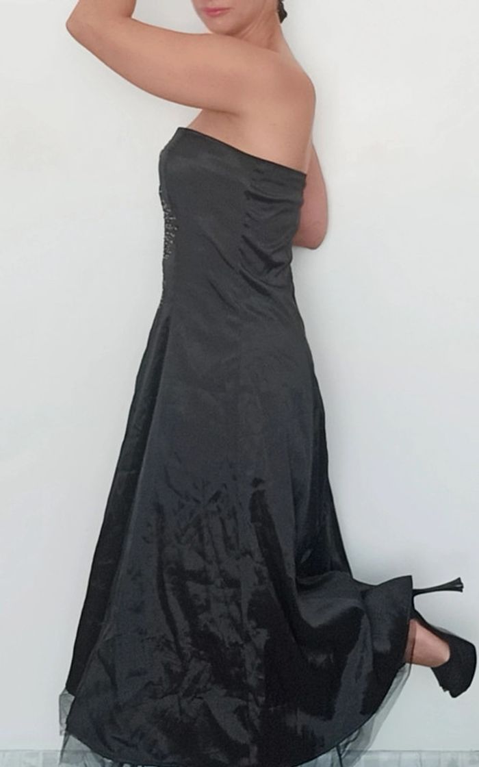 Robe cocktail bustier longue taille 44 - photo numéro 4