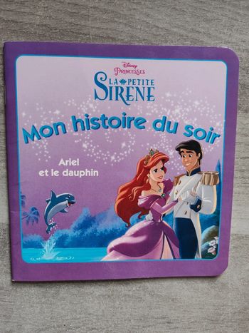 Livre mon histoire du soir la petite sirène Disney