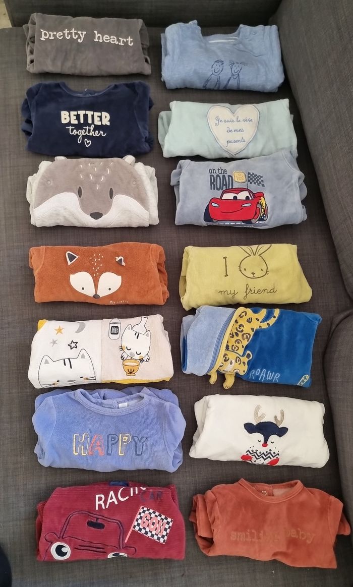 14 pyjamas chaud 3 mois Cars