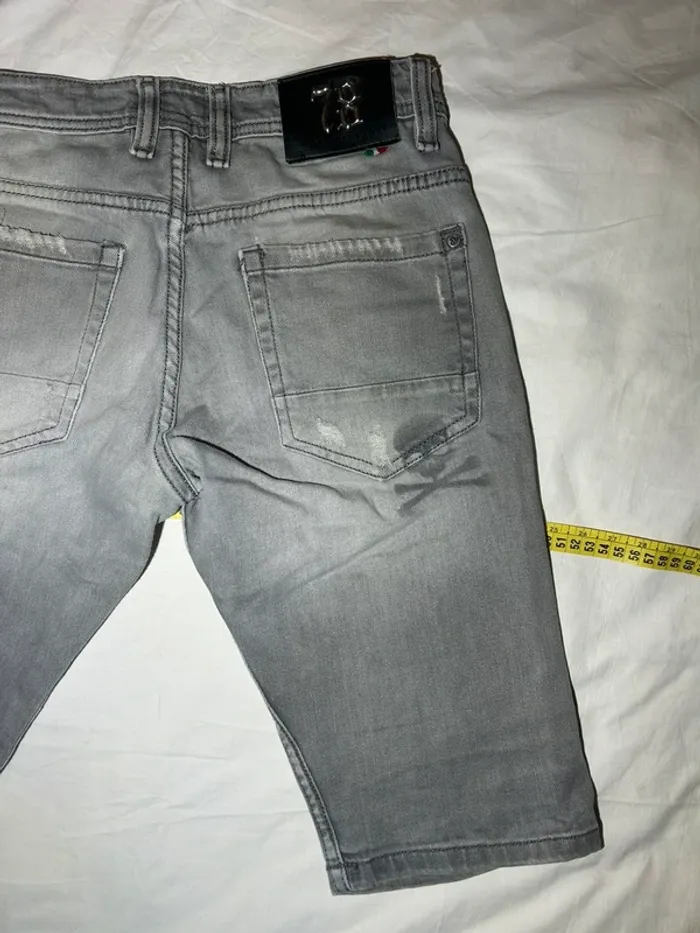 Short en jean Philipp plein - photo numéro 11