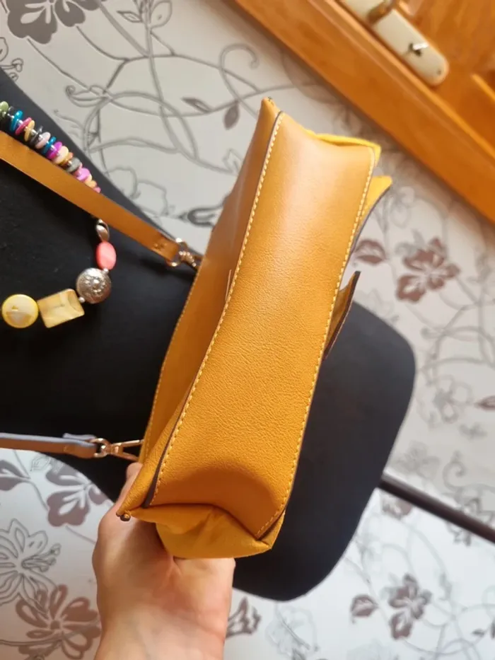 Sac bandoulière moutarde - photo numéro 4