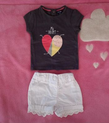 Ensemble Kiabi taille 3 mois en très bon état