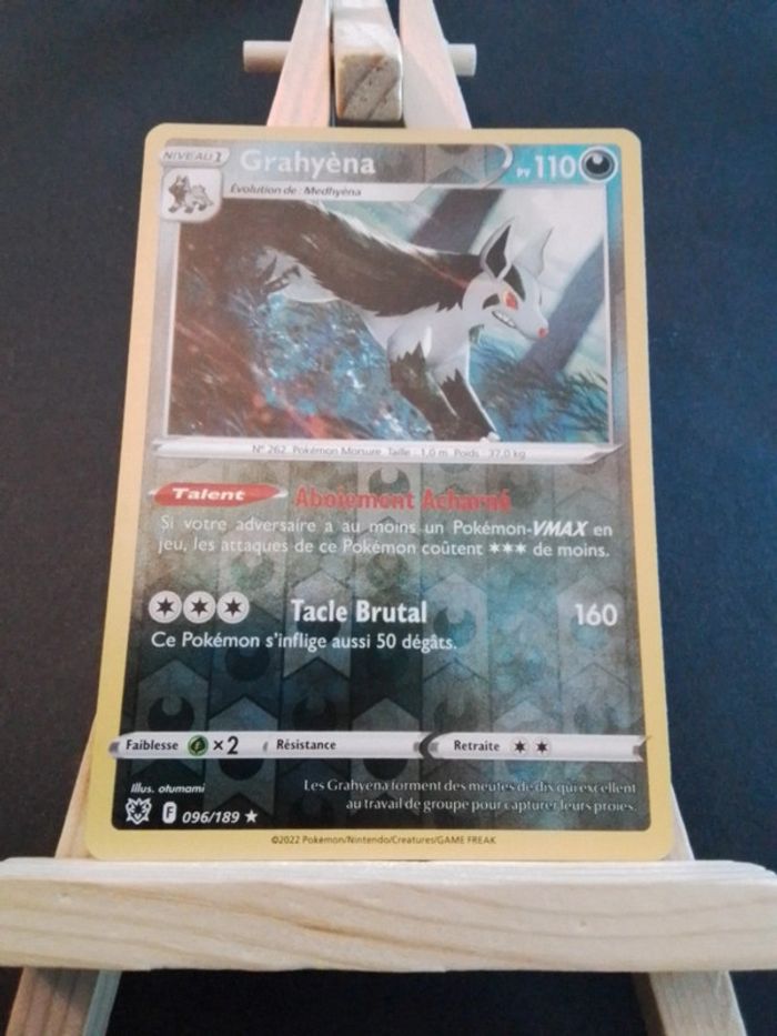 Carte Pokémon Grahyèna Reverse 96/189