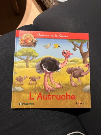 Livre pour enfants altaya l autruche