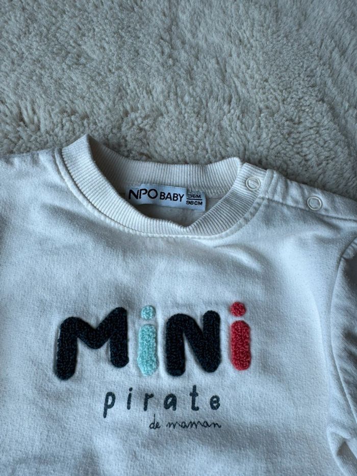 👕 lot de 3 pulls - bébé 36 mois - 3 ans NPO - très bon état - photo numéro 7