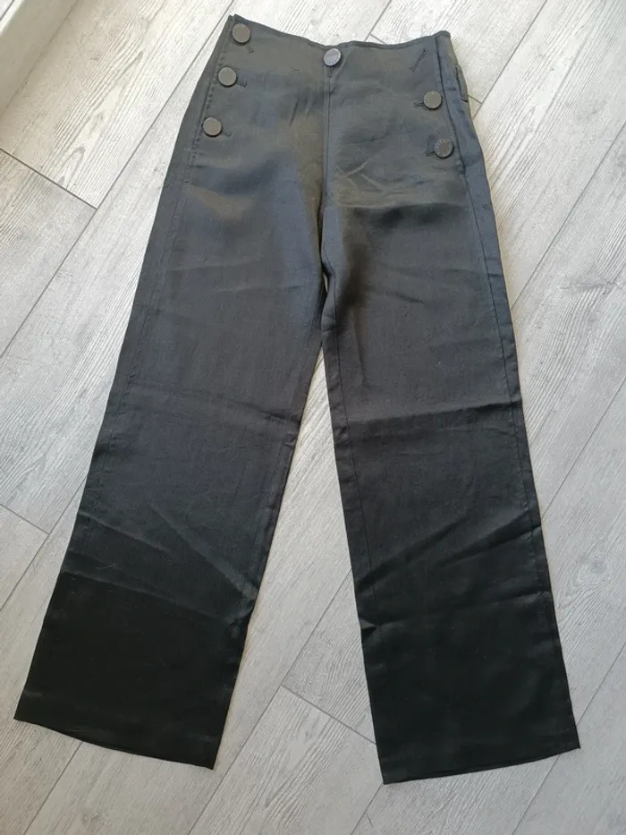 Pantalon en lin laura Clement