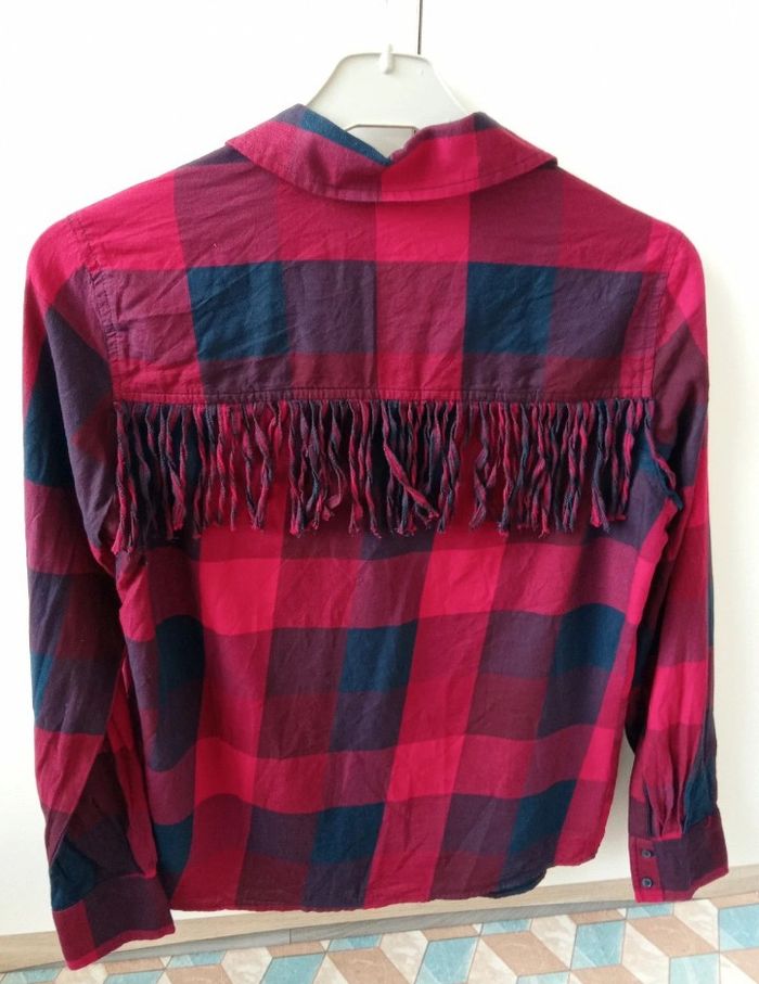 Chemise avec franges Zara S - photo numéro 3