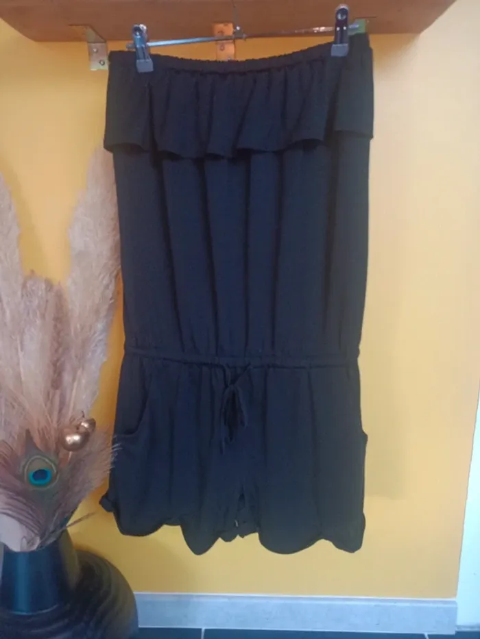 Combi short bustier taille L marque Gémo