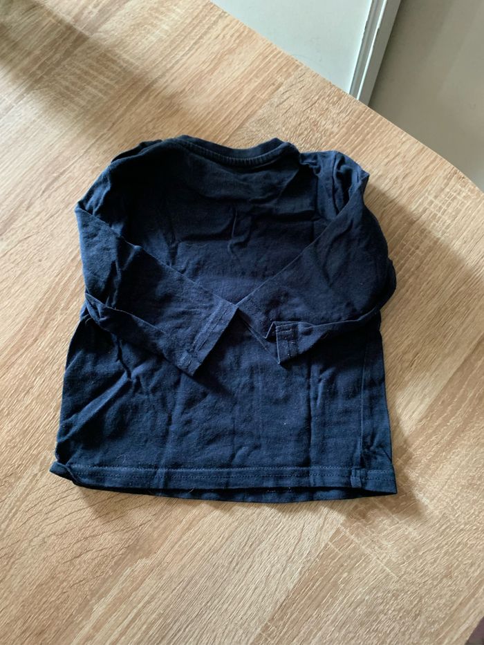 T shirt un sacré petit numéro comme papa taille 1 an - photo numéro 3