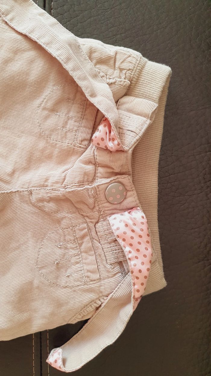 Pantalon velours beige Zara Baby 3-6 mois - photo numéro 4
