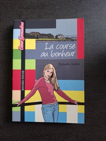 Livre La course au bonheur de Barbara Conklin en très bon état
