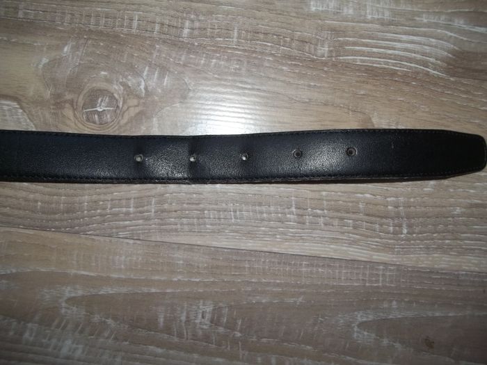 Ceinture noire boucle carrée - photo numéro 3