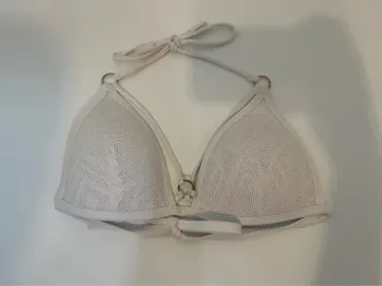 Haut de maillot de bain triangle blanc Undiz Taille M