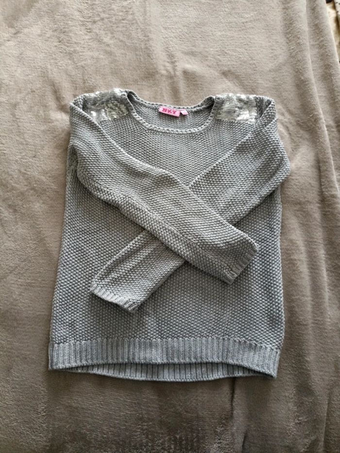 Pull en maille avec paillettes