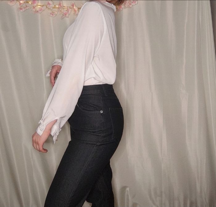 Jean taille haute gris - photo numéro 4