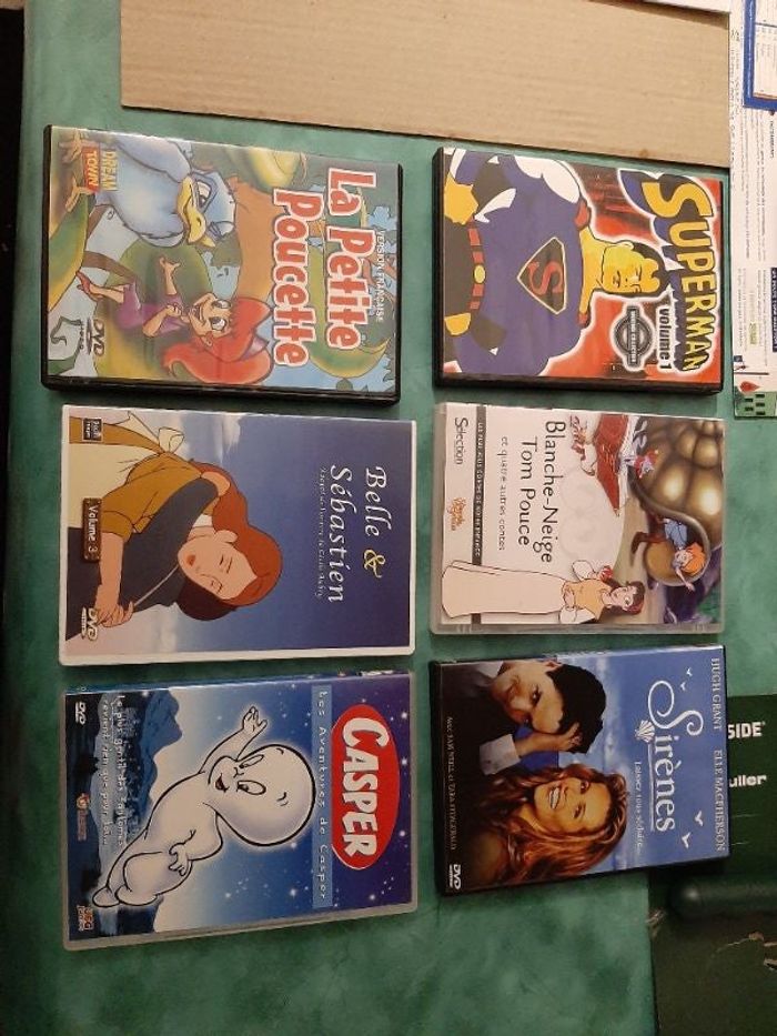 Lot de 6 DVD pour enfants